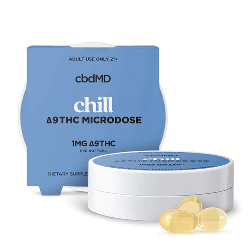 cbdMD Delta 9 THC Microdose Chill Softgels - 660MG