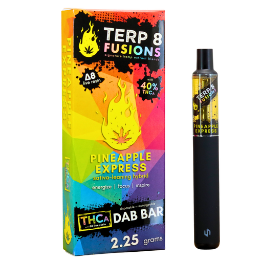 Pineapple Express 2.25g THCA + D8 Live Resin Disposable Dab Bar | Terp 8