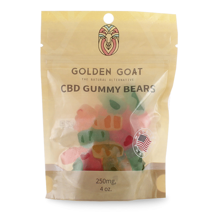 Potent CBD Infused 250MG Gummy Packs Bundles from Golden Goat