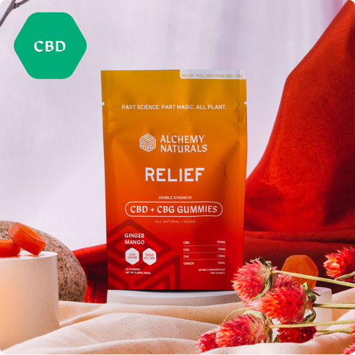 Alchemy Naturals CBD Gummies for Pain Relief with CBG